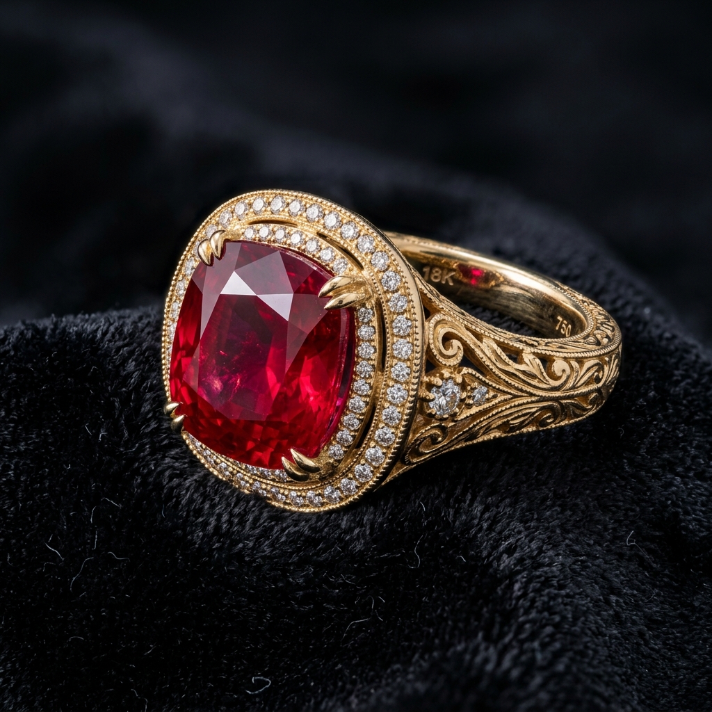 Ruby Ring in Gold